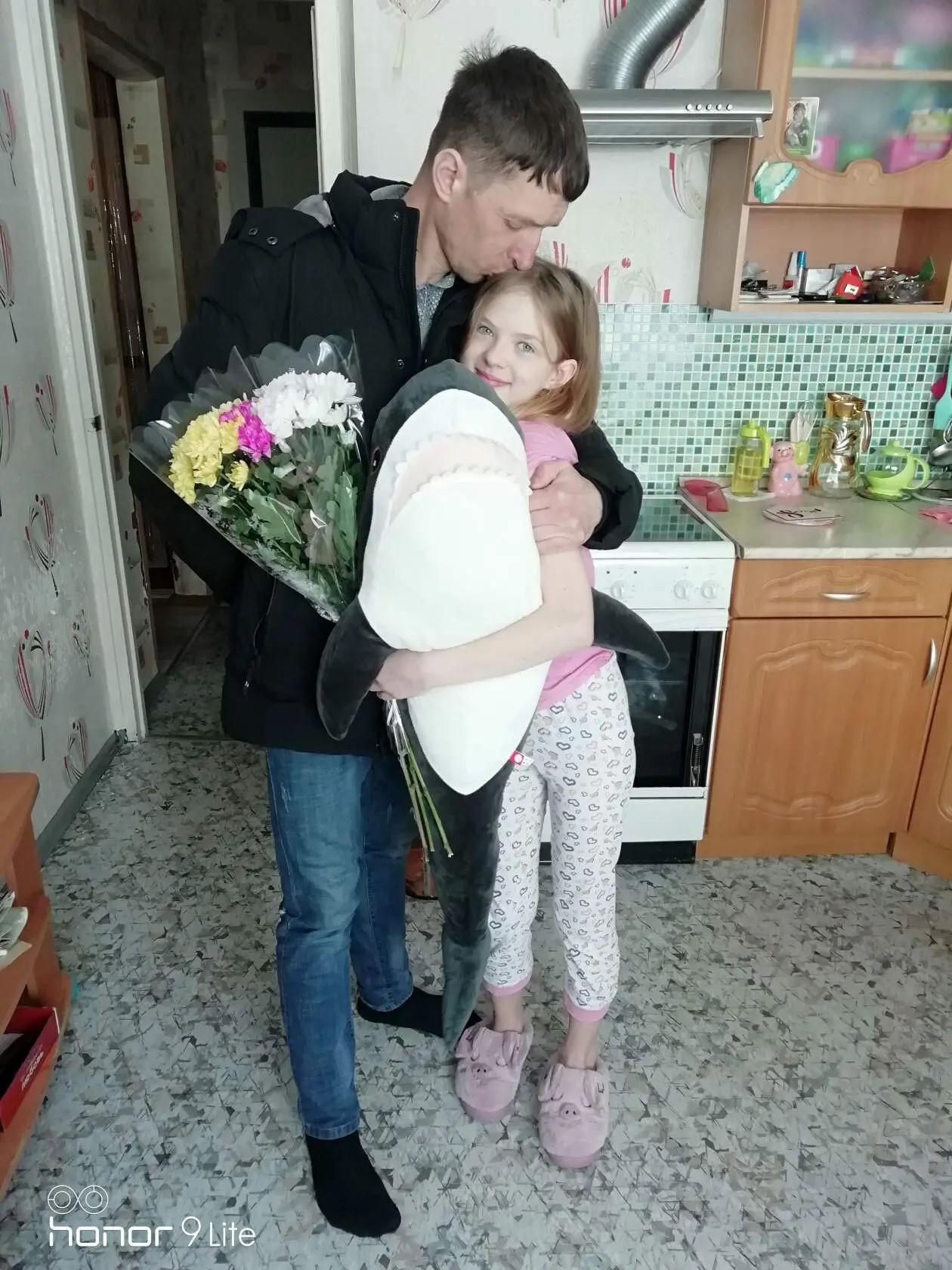 С папой